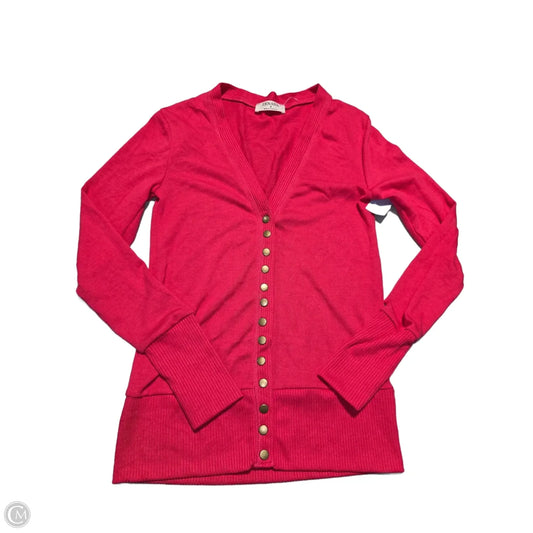 Cardigan By Zenana Outfitters In Pink, Size: S