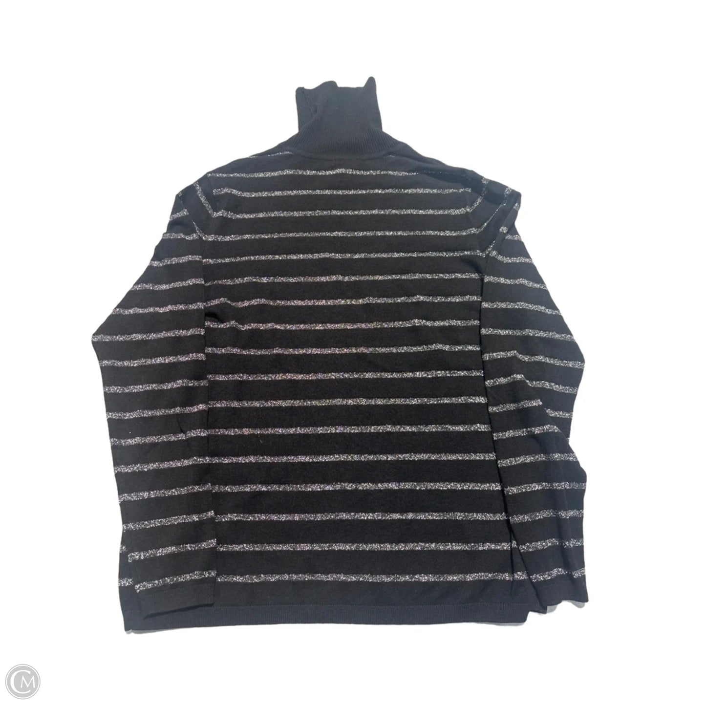 Top Long Sleeve By Chicos In Black, Size: L
