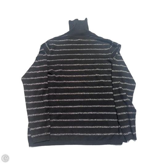 Top Long Sleeve By Chicos In Black, Size: L