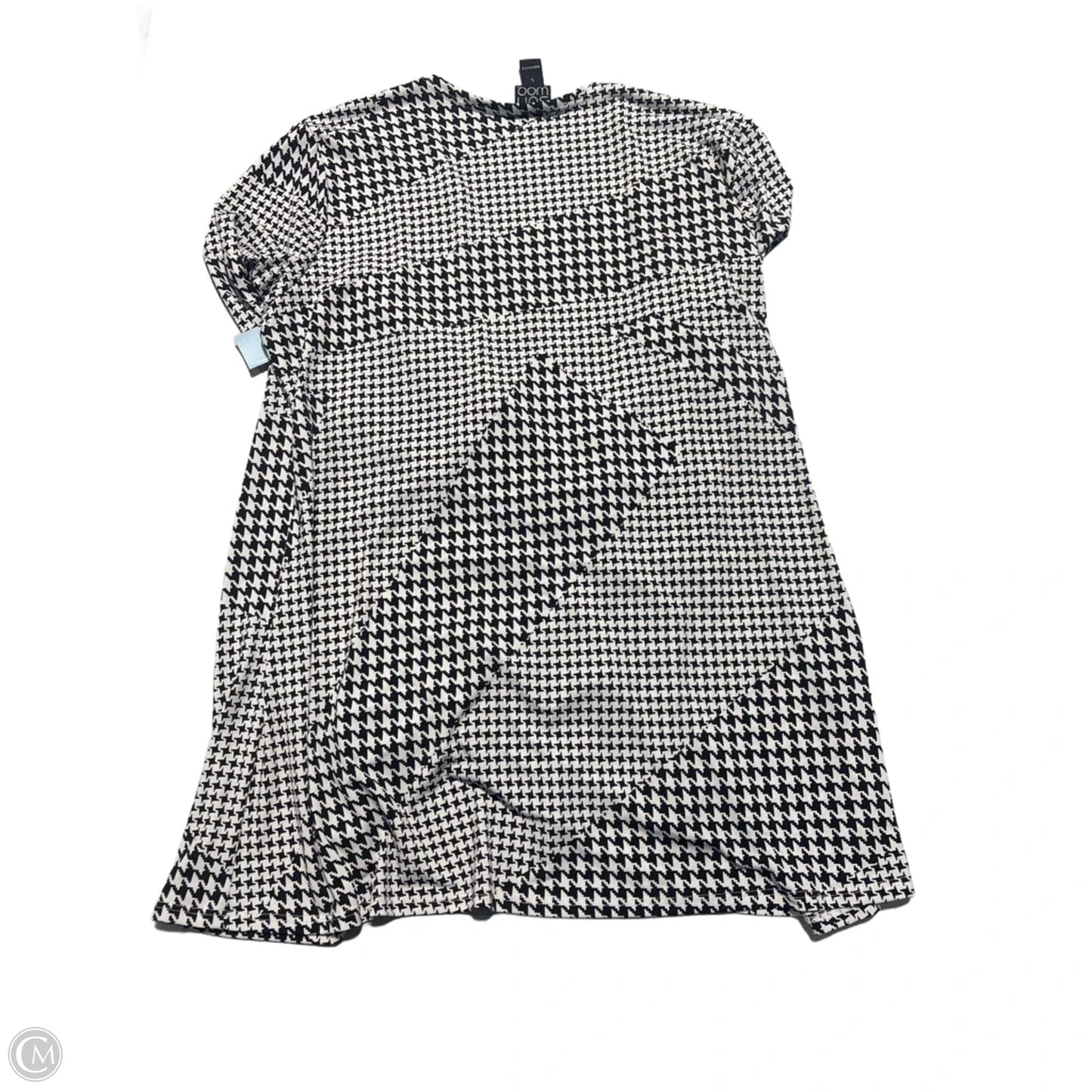 Top 3/4 Sleeve By Clara Sun Woo In Black & White, Size: L