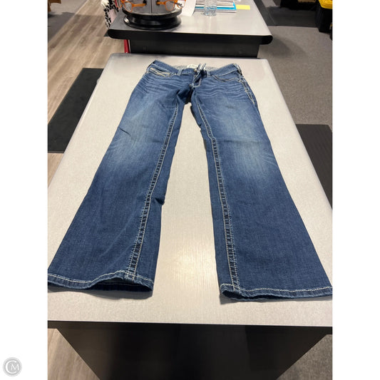 Jeans Boot Cut By Ariat In Blue Denim, Size: 8