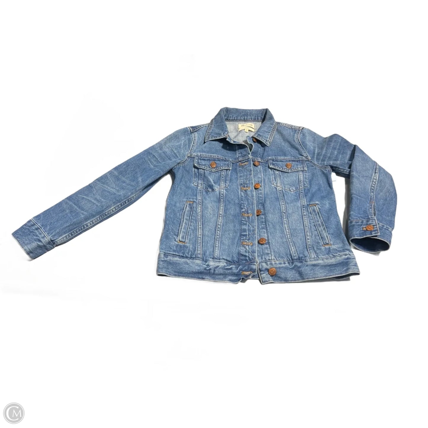 Jacket Denim By Madewell In Blue Denim, Size: S
