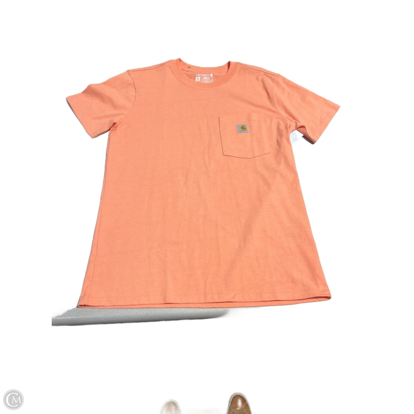 Top Short Sleeve Basic By Carhartt In Coral, Size: S