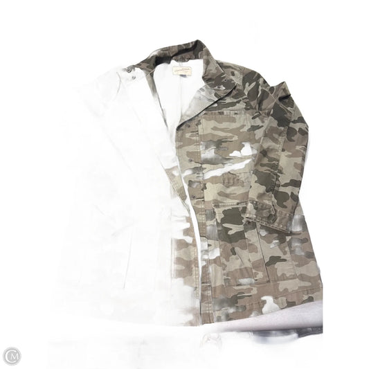 Jacket Denim By Universal Thread In Camouflage Print, Size: M