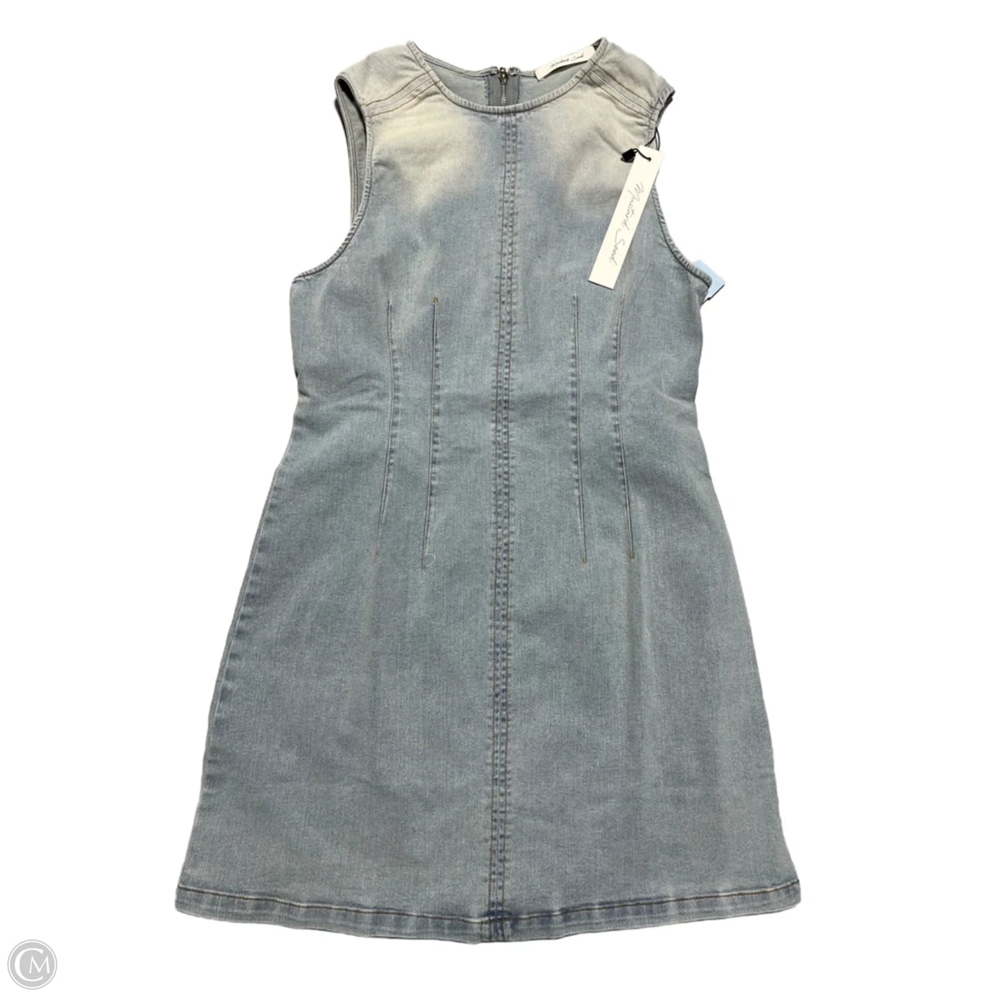 Dress Casual Short By Mustard Seed In Blue Denim, Size: S