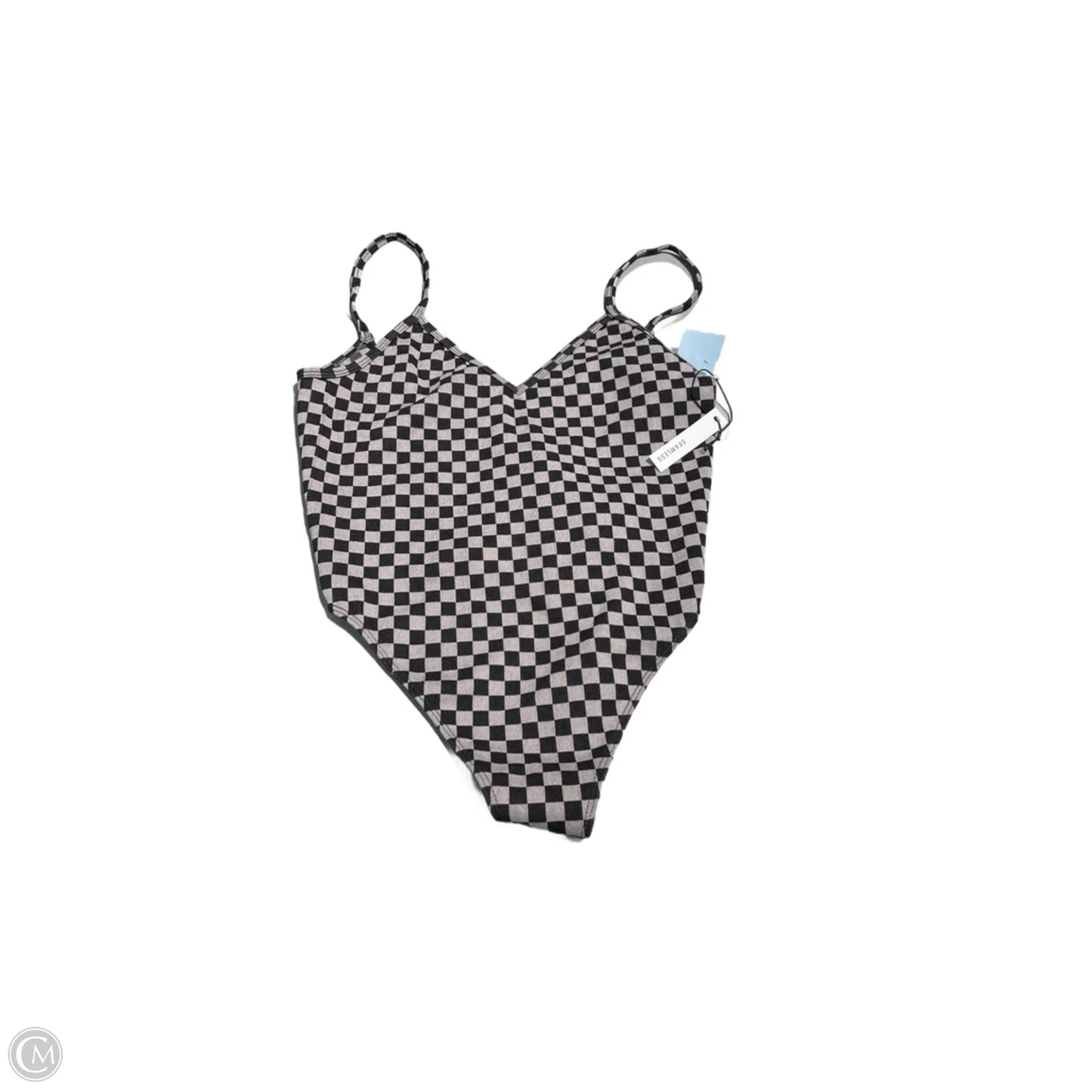 Bodysuit By Cmc In Checkered Pattern, Size: M