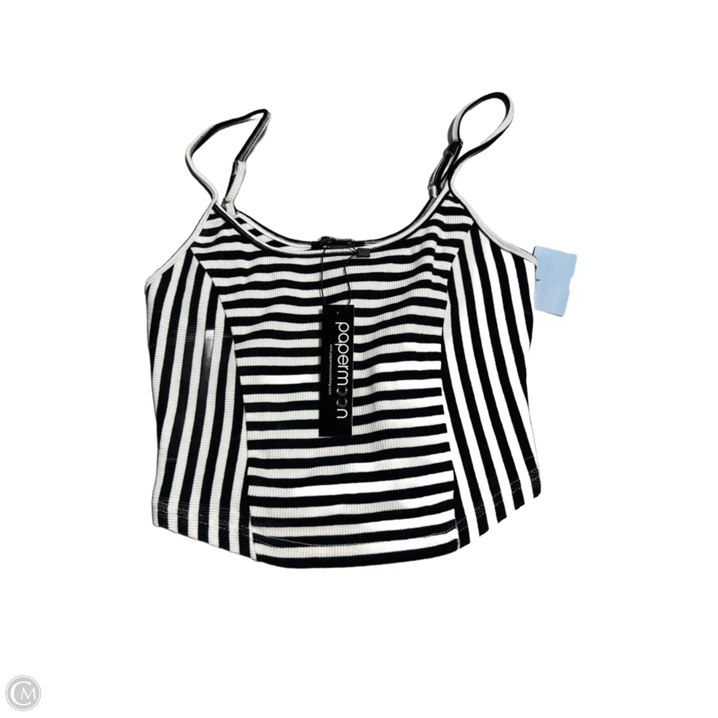 Tank Top By Papermoon In Striped Pattern, Size: S