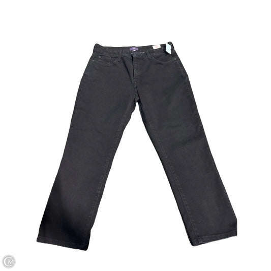 Jeans Straight By Not Your Daughters Jeans In Black, Size: 8