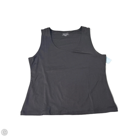 Tank Top By Tahari In Black, Size: Xl
