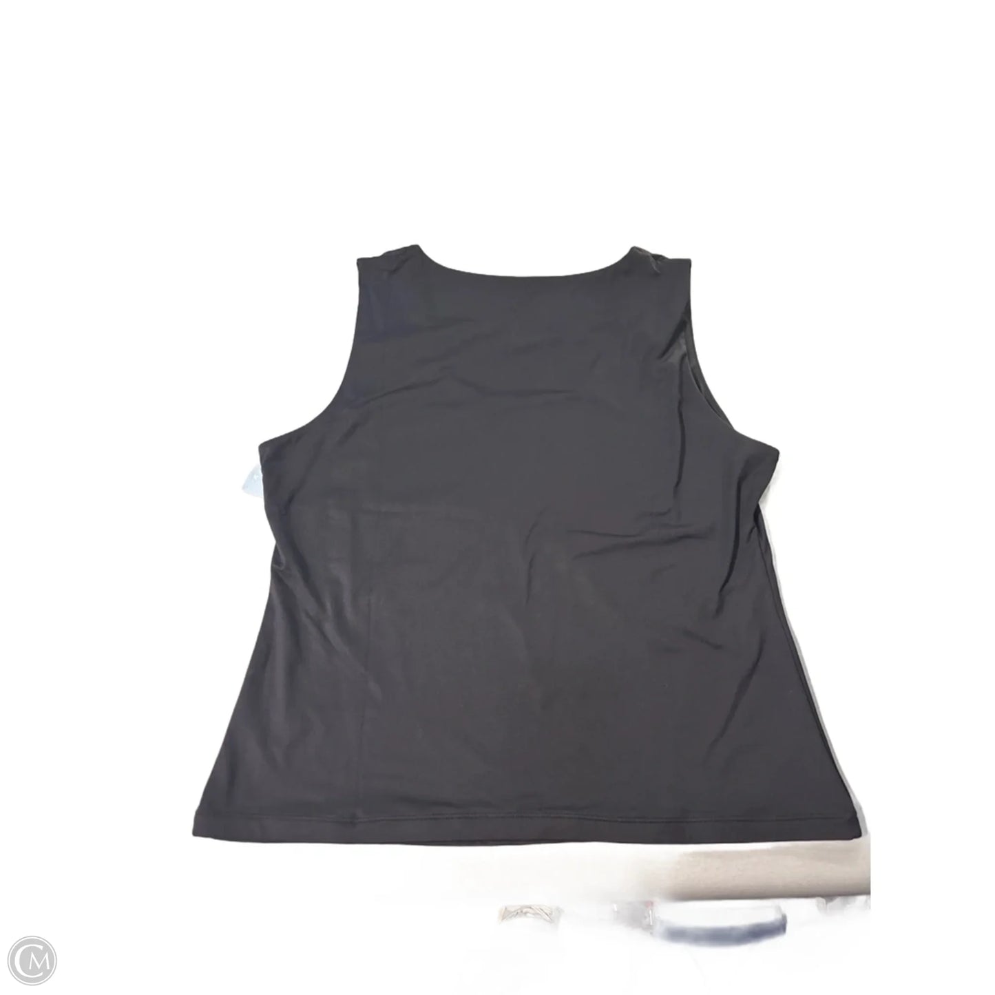 Tank Top By Tahari In Black, Size: Xl