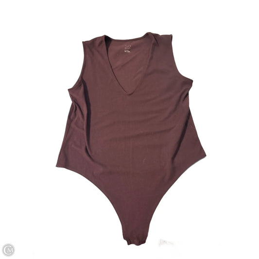 Bodysuit By A New Day In Brown, Size: Xl