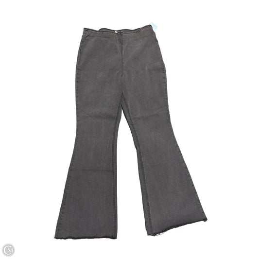 Jeans Flared By Knox Rose In Grey, Size: L