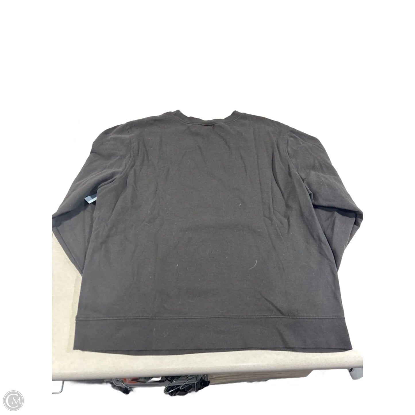 Top Long Sleeve By Cmc In Grey, Size: Xxl