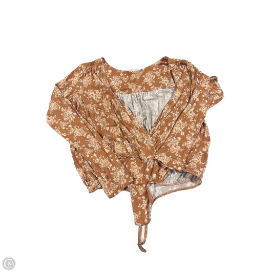 Bodysuit By Free People In Orange, Size: L