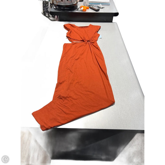 Dress Casual Maxi By Cmc In Orange, Size: S