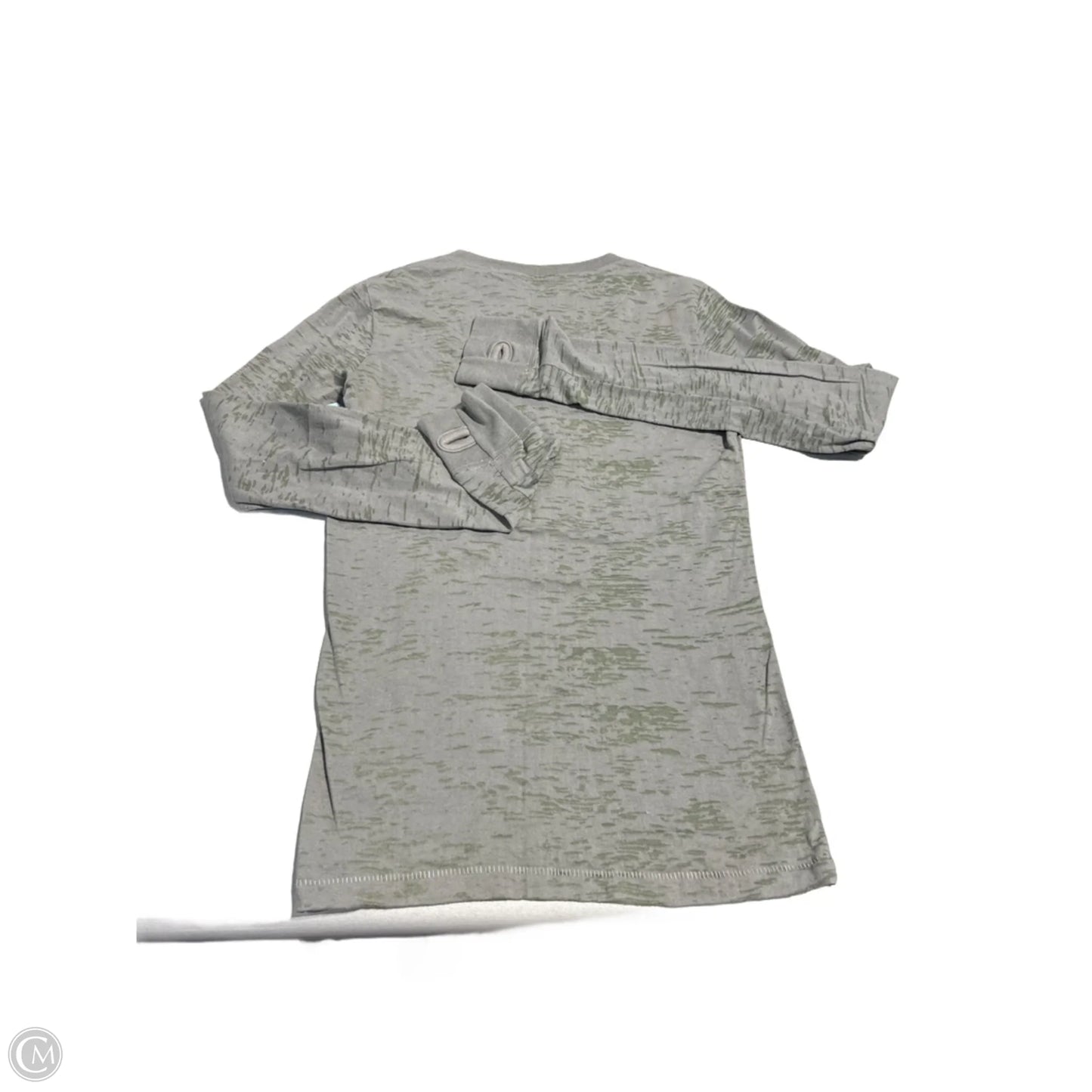 Top Long Sleeve By Pressbox In Grey, Size: Xl