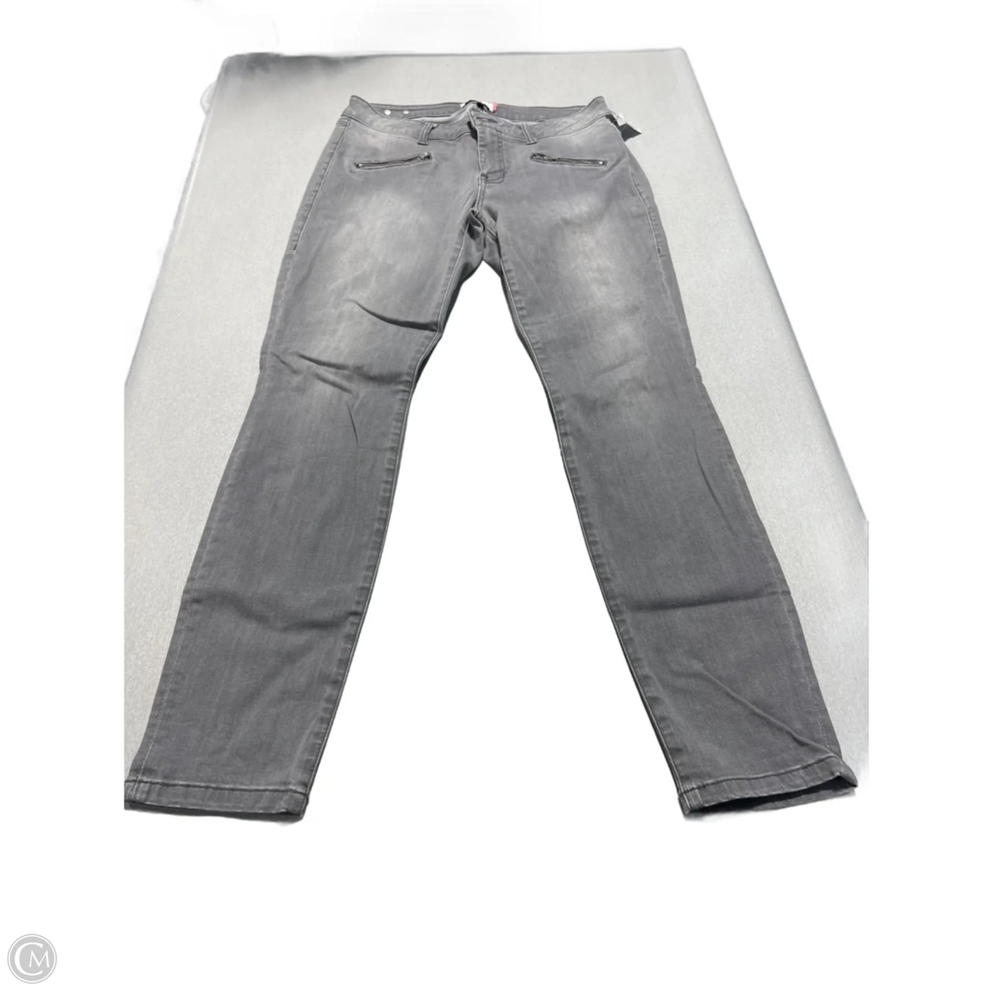 Jeans Straight By Cabi In Grey, Size: 8