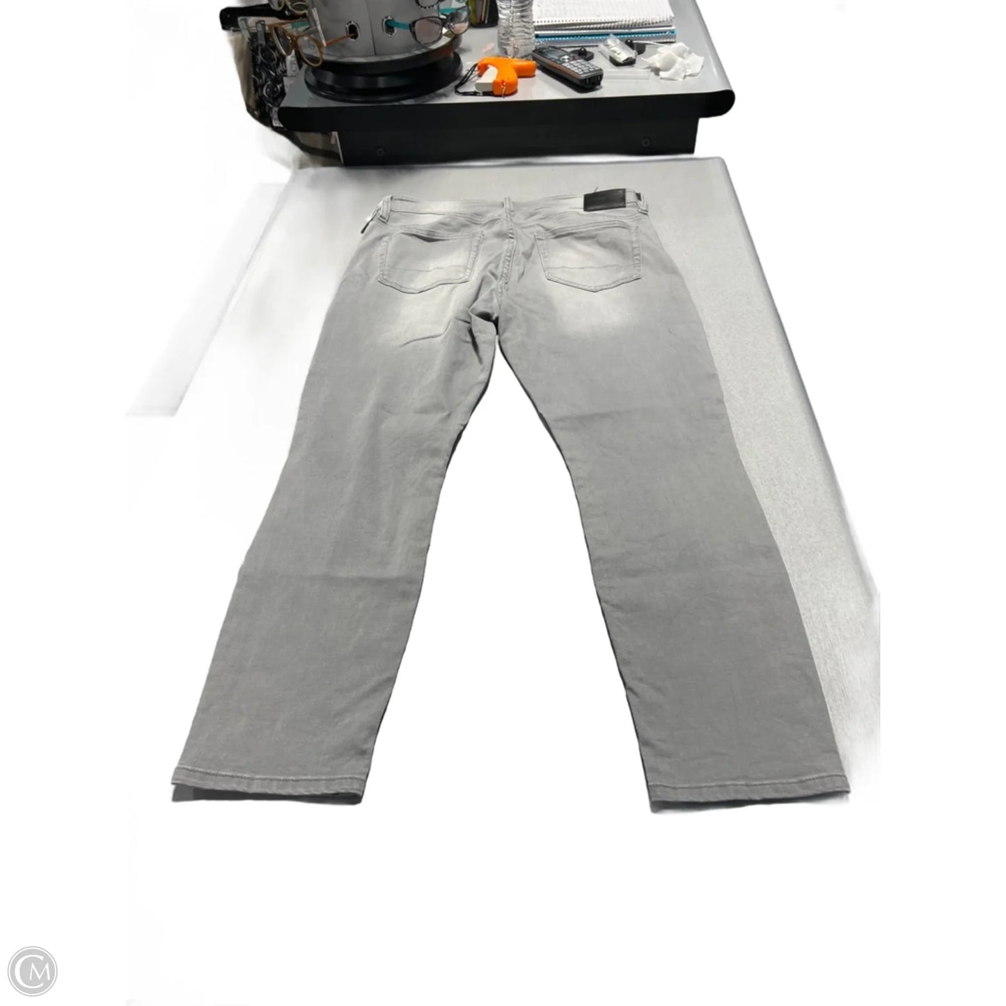 Jeans Straight By Cmc In Grey, Size: 14