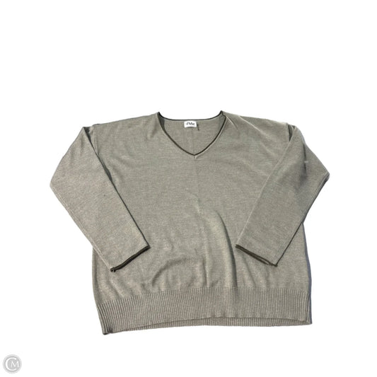 Top Long Sleeve By Pulse In Green, Size: L