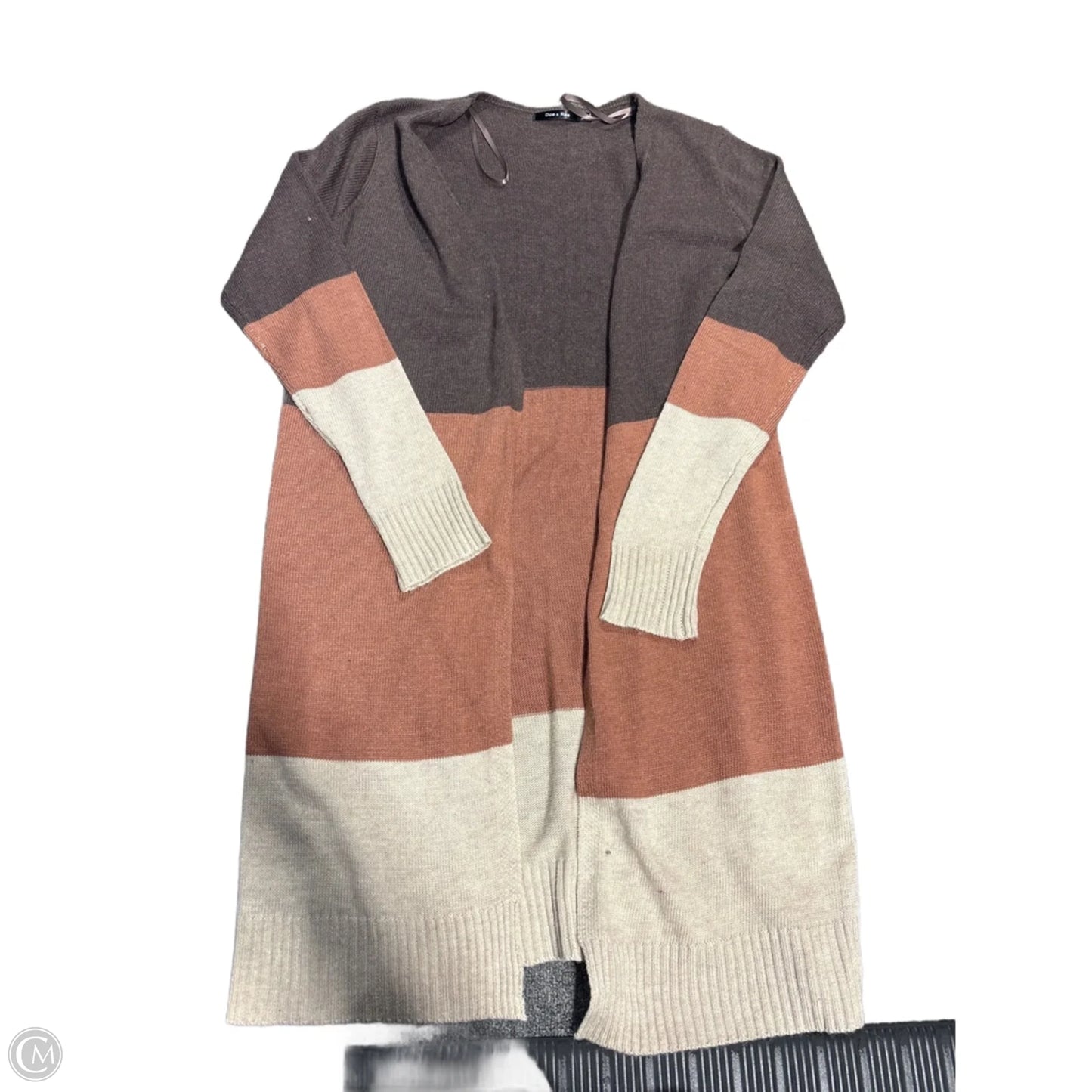 Cardigan By Doe & Rae In Striped Pattern, Size: M