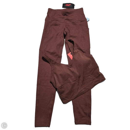 Athletic Pants 2pc By Cmc In Brown, Size: S