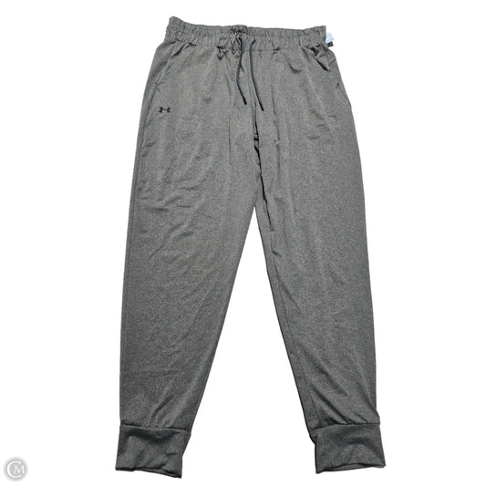 Athletic Pants By Under Armour In Grey, Size: M