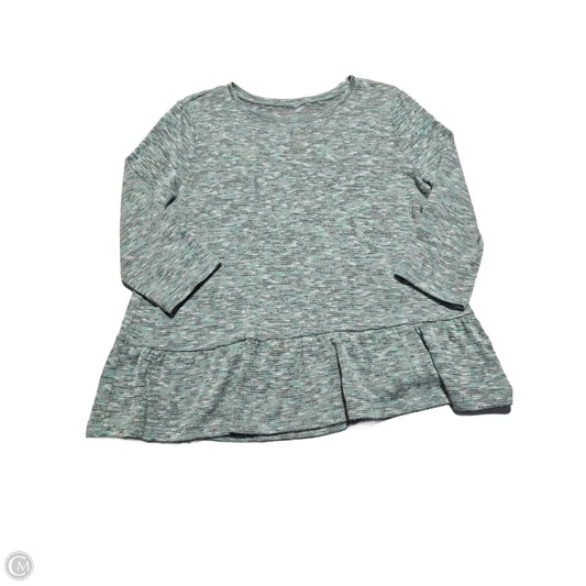 Top 3/4 Sleeve By Cmc In Blue, Size: M