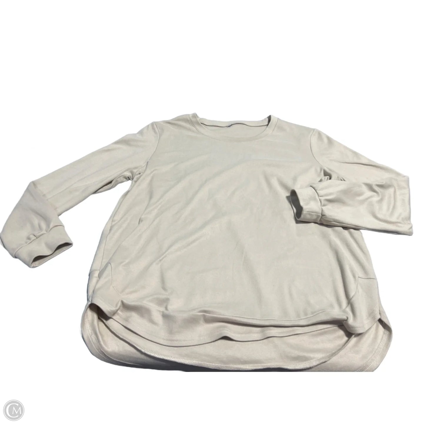 Top Long Sleeve By Cmc In Tan, Size: Xl