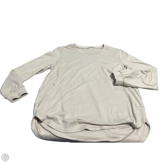 Top Long Sleeve By Cmc In Tan, Size: Xl