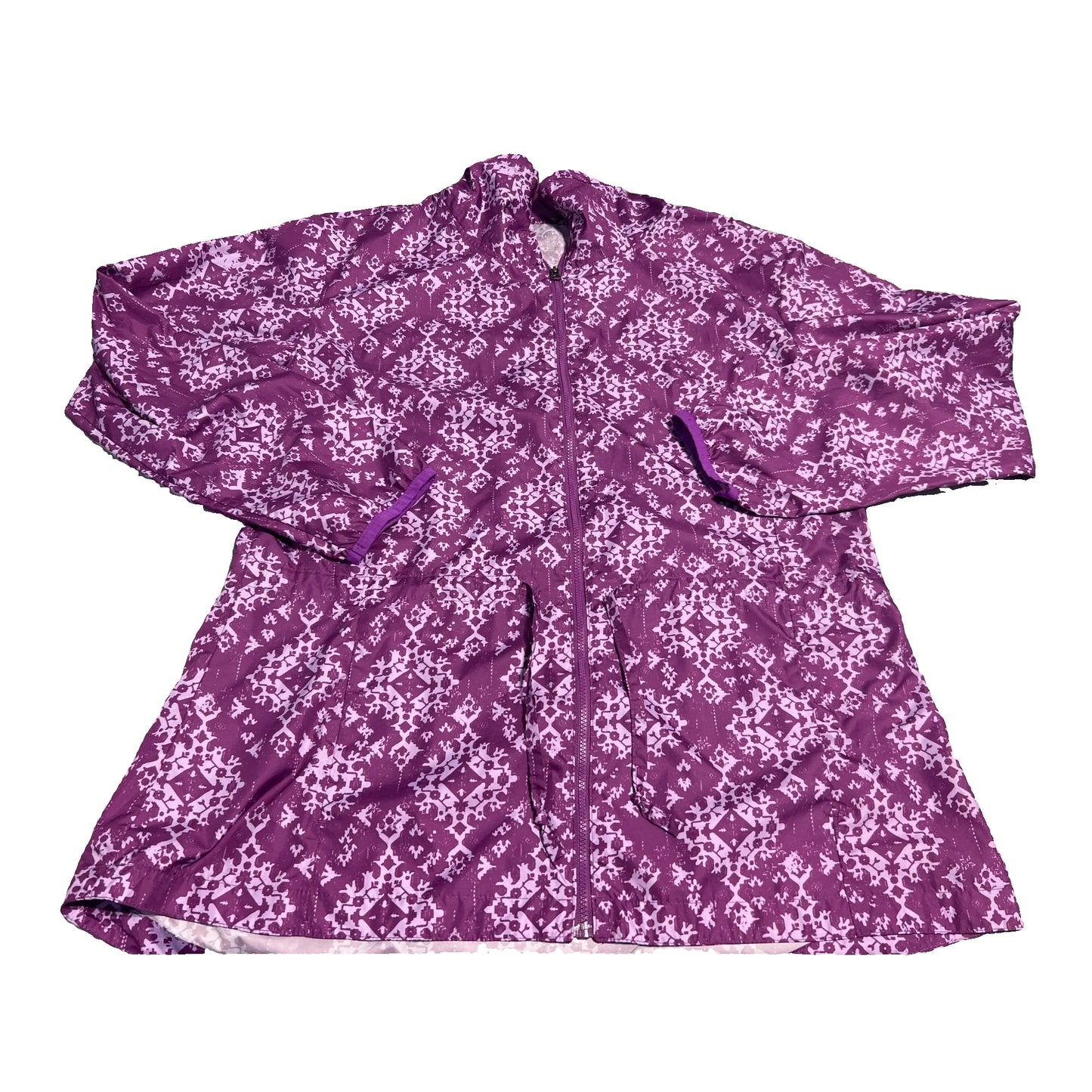 Athletic Jacket By Cmc In Purple, Size: L