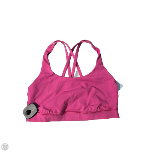 Athletic Bra By Lululemon In Pink, Size: M