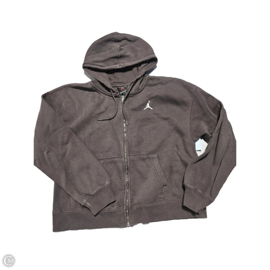 Jacket Luxury Designer By Jordan In Brown, Size: S