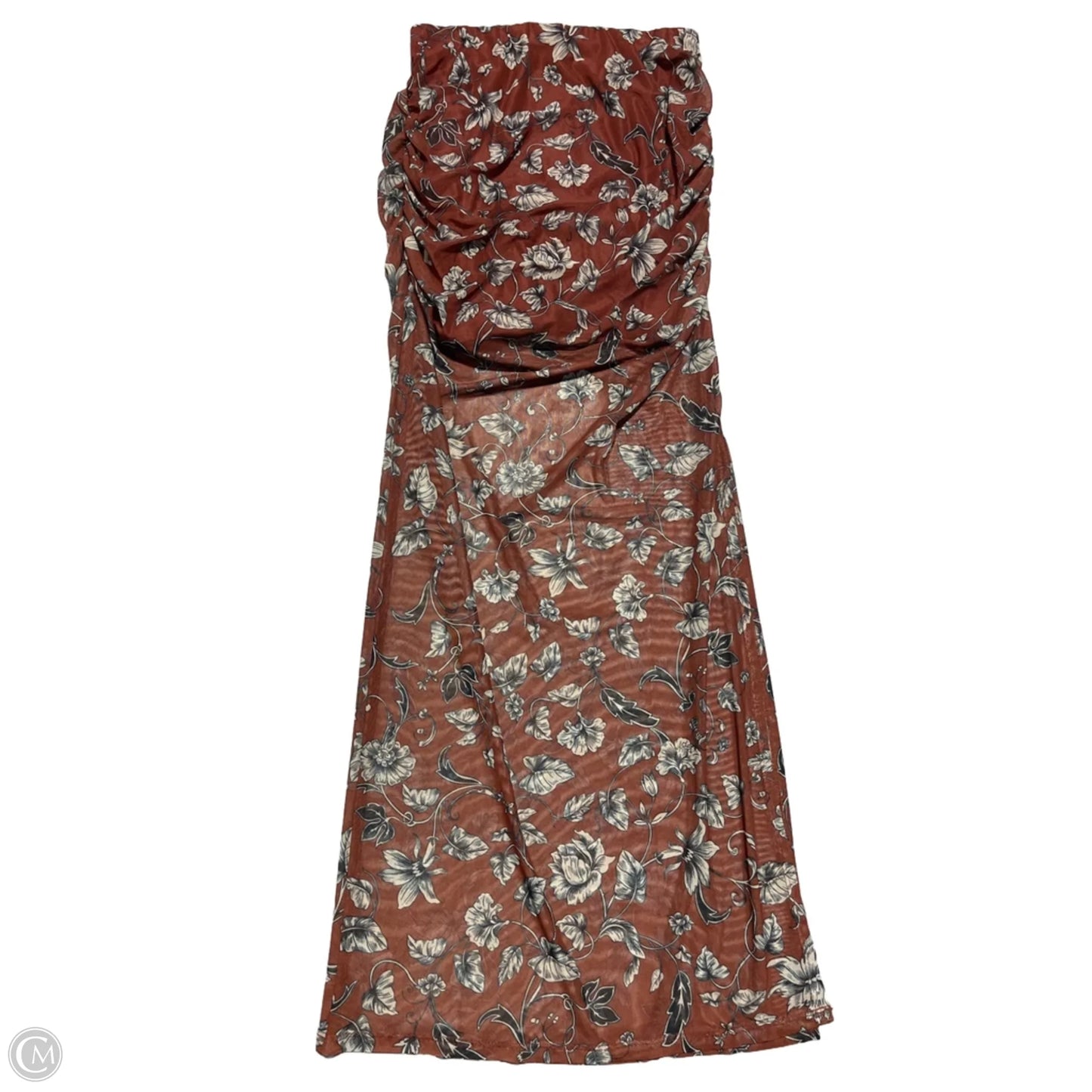 Skirt Maxi By Anthropologie In Orange, Size: Xs