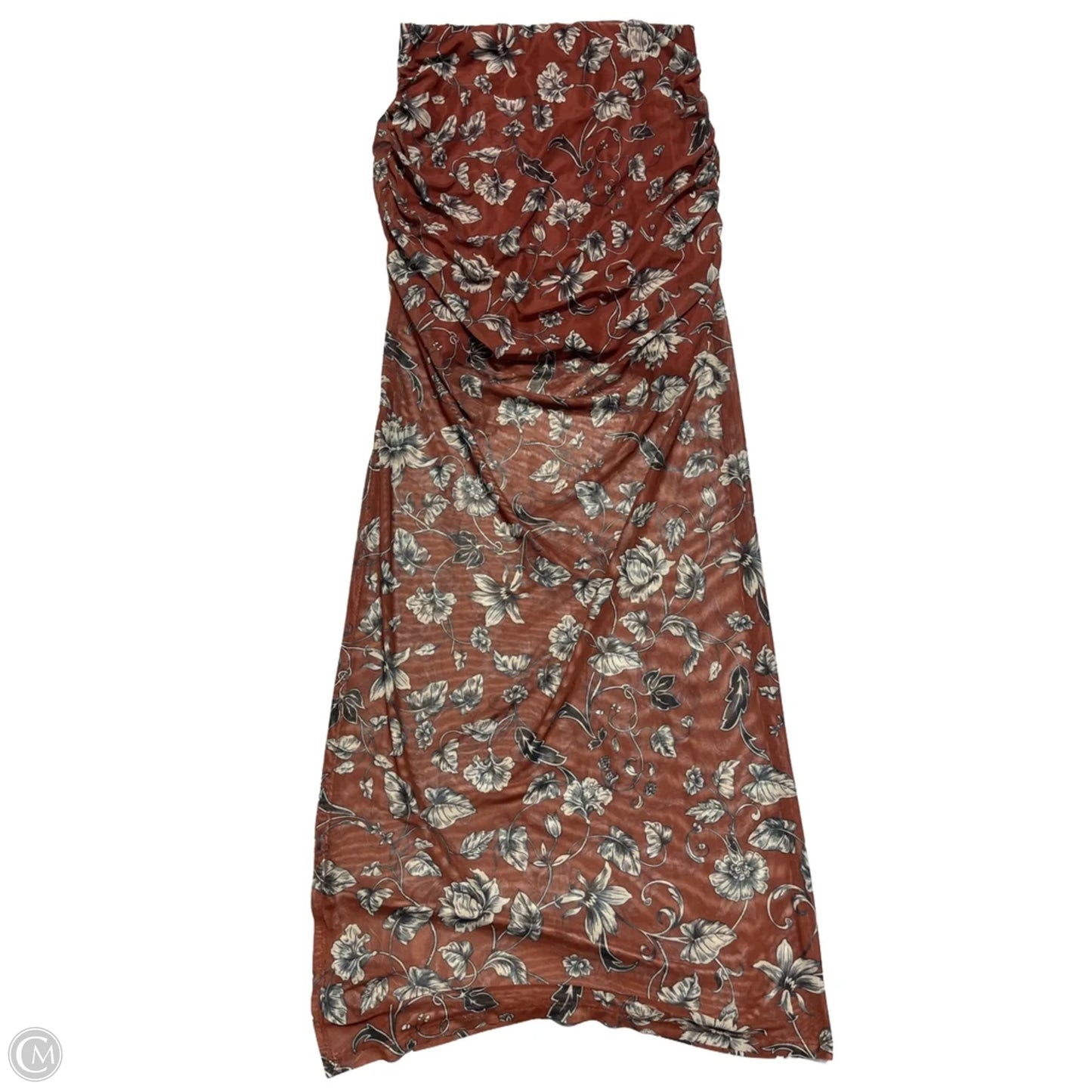 Skirt Maxi By Anthropologie In Orange, Size: Xs