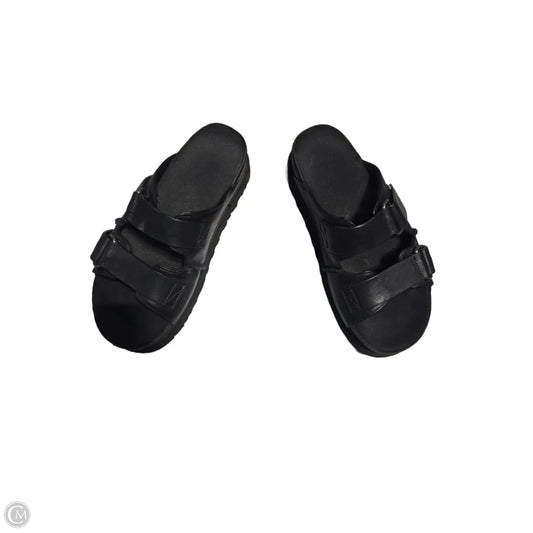 Sandals Designer By Ugg In Black, Size: 8