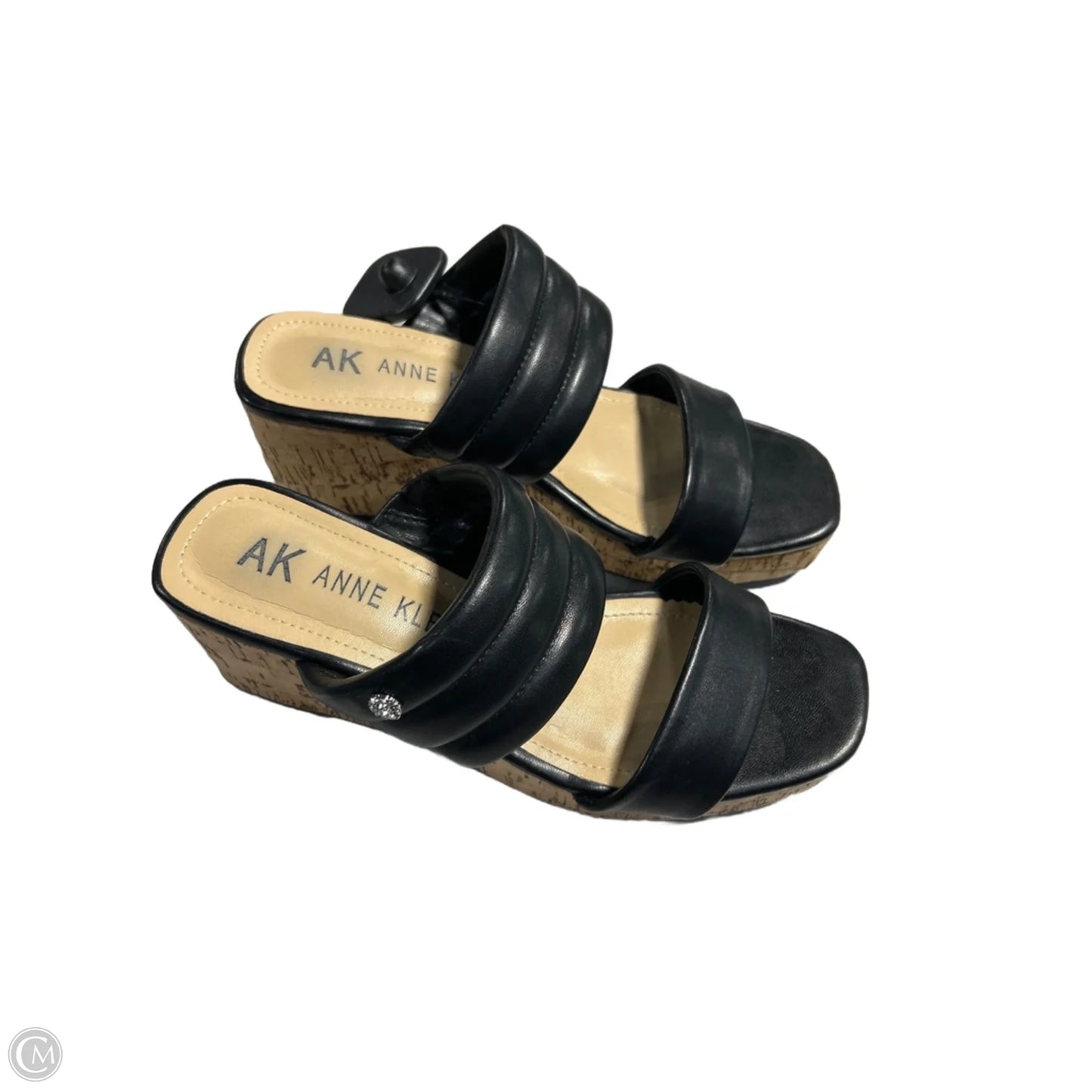 Sandals Heels Block By Anne Klein In Black, Size: 7.5