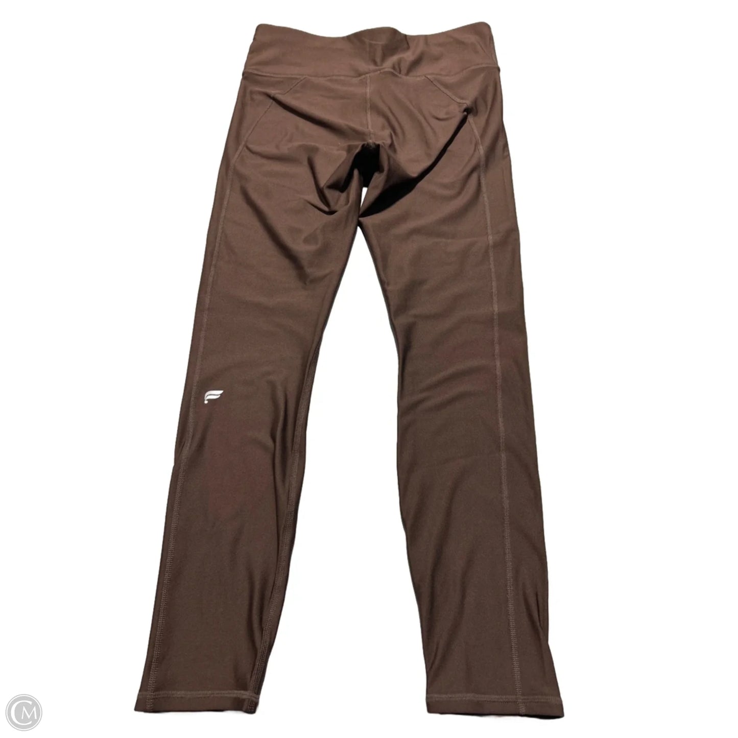 Athletic Leggings By Fabletics In Brown, Size: L