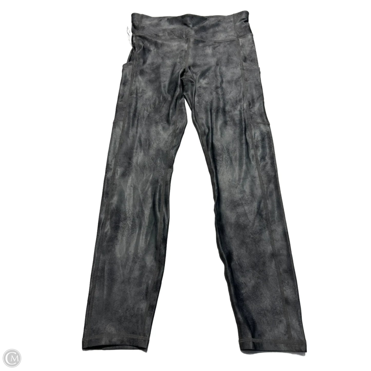 Athletic Leggings By Fabletics In Grey, Size: L