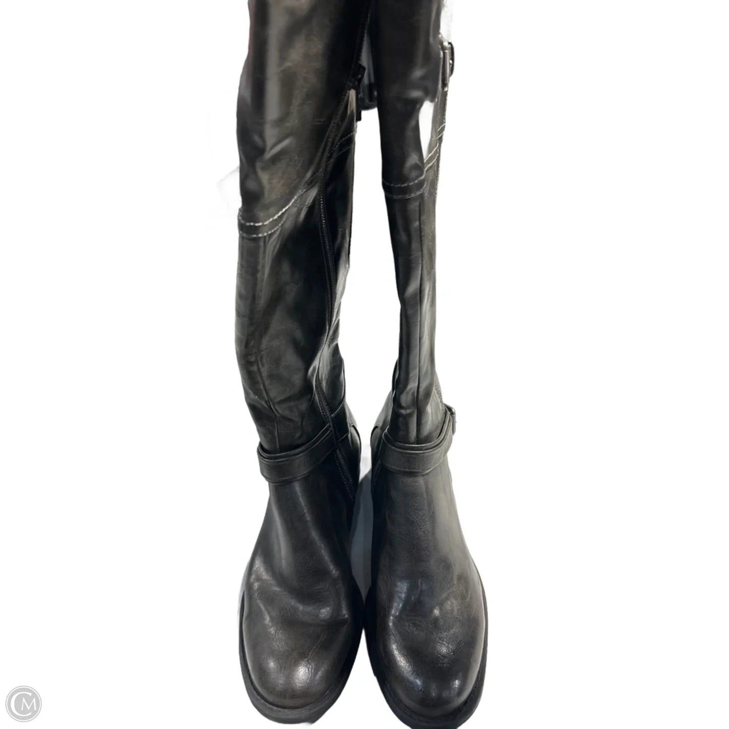 Boots Mid-calf Flats By Relativity In Grey, Size: 7.5