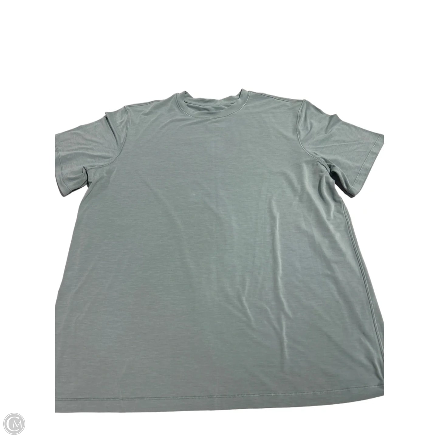 Top Short Sleeve By Lululemon In Green, Size: M