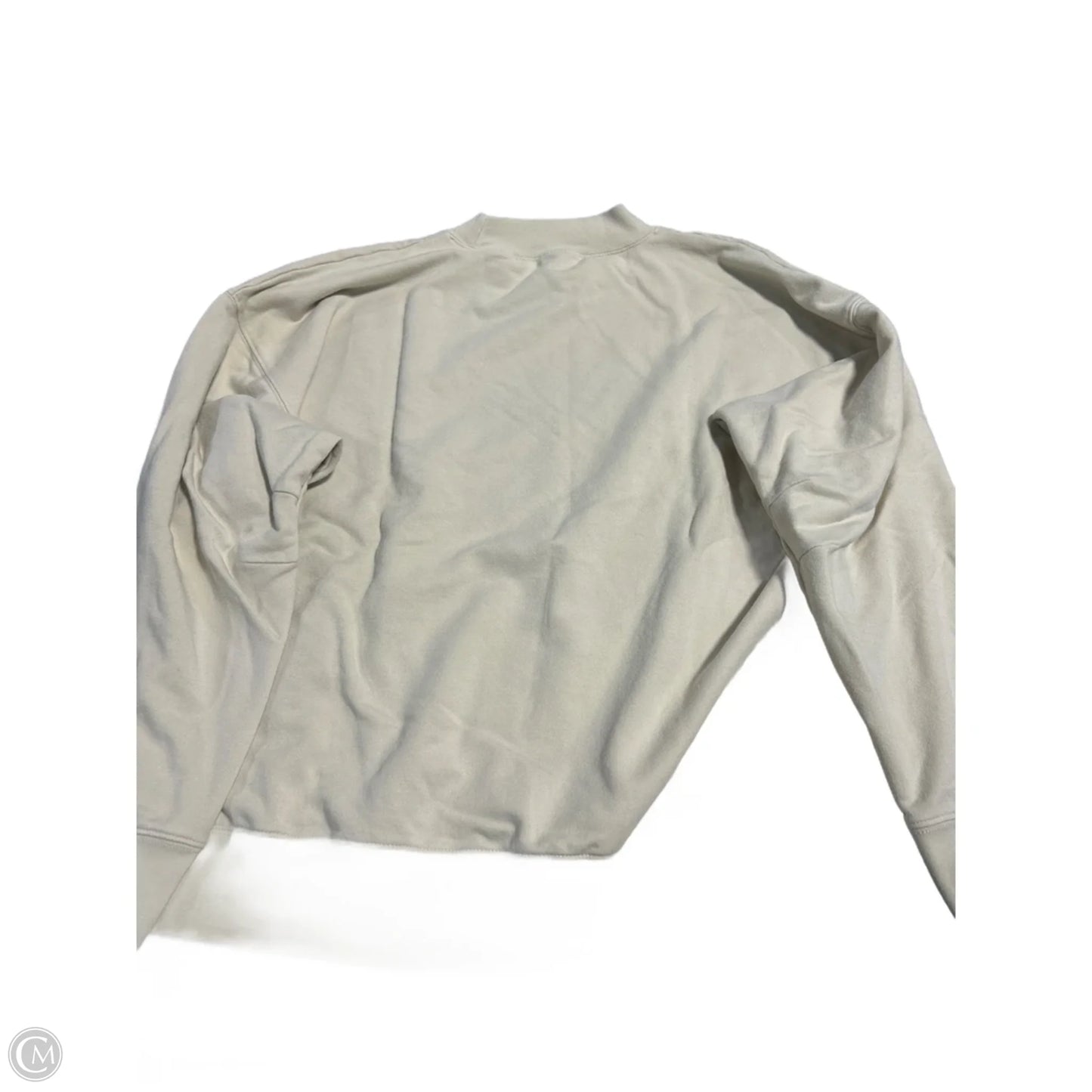 Sweatshirt Crewneck By Glyder In Tan, Size: M