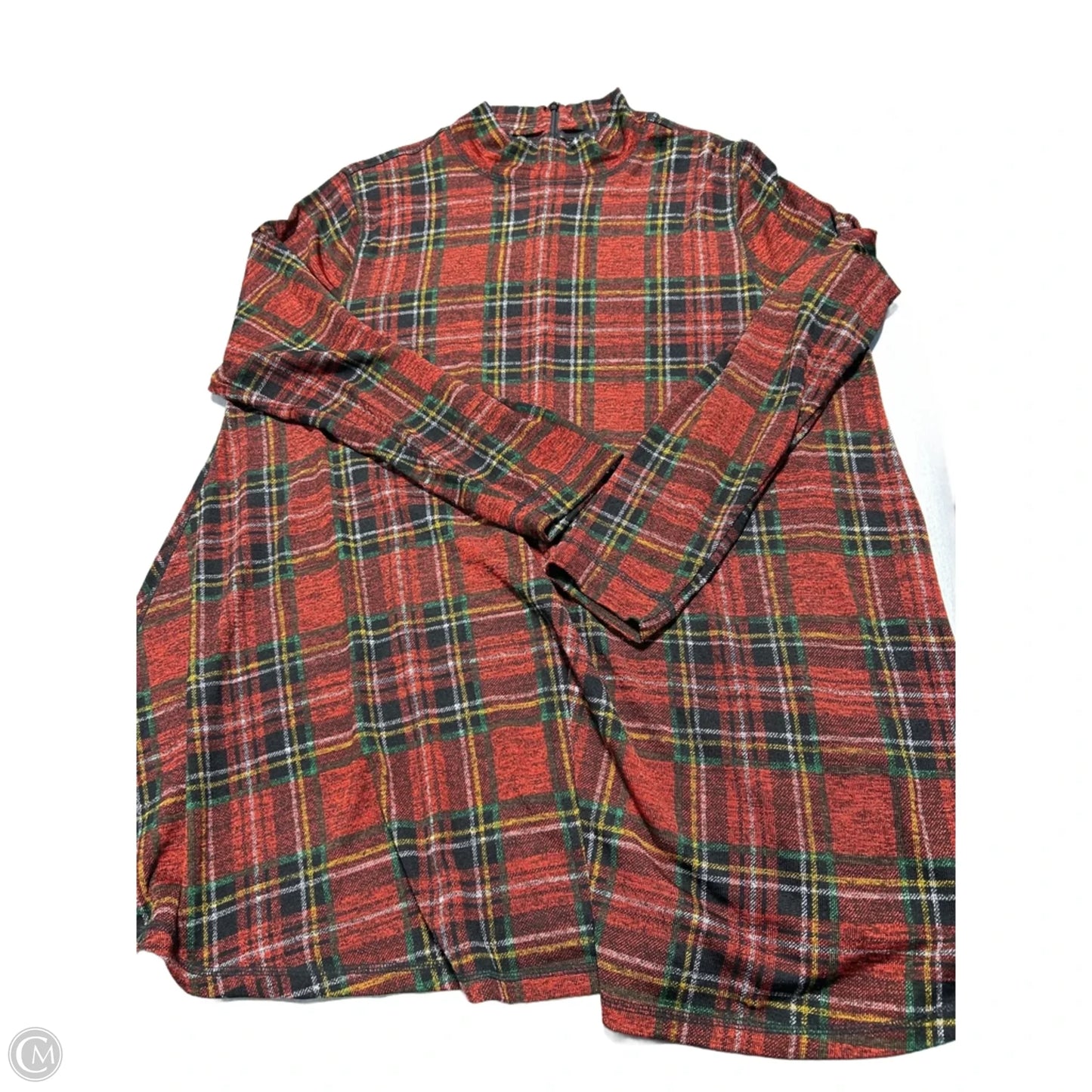 Top Long Sleeve By John Mark In Red, Size: Xl