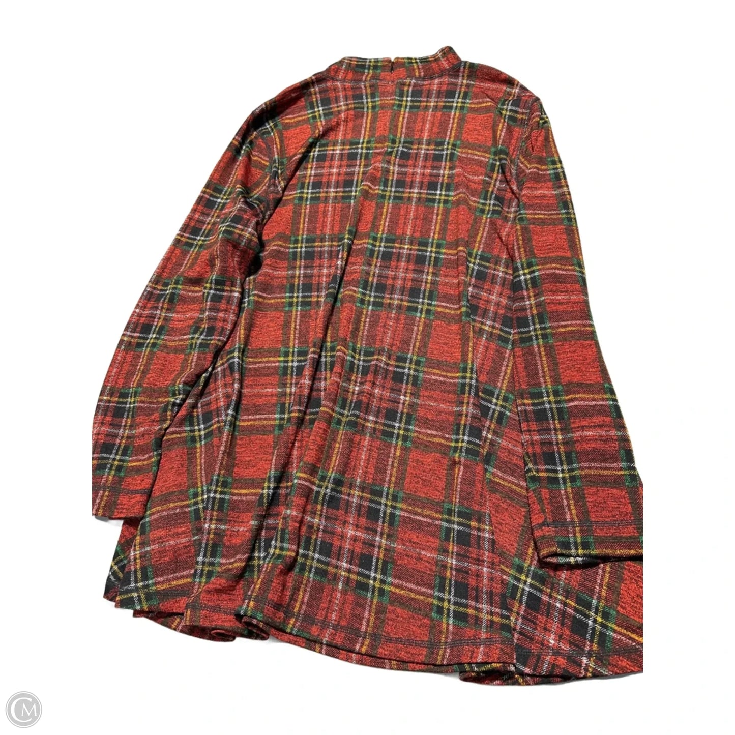 Top Long Sleeve By John Mark In Red, Size: Xl