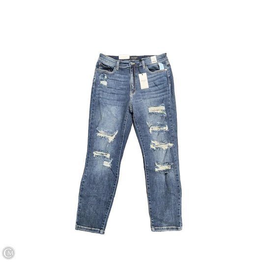 Jeans Boot Cut By Judy Blue In Blue Denim, Size: 10