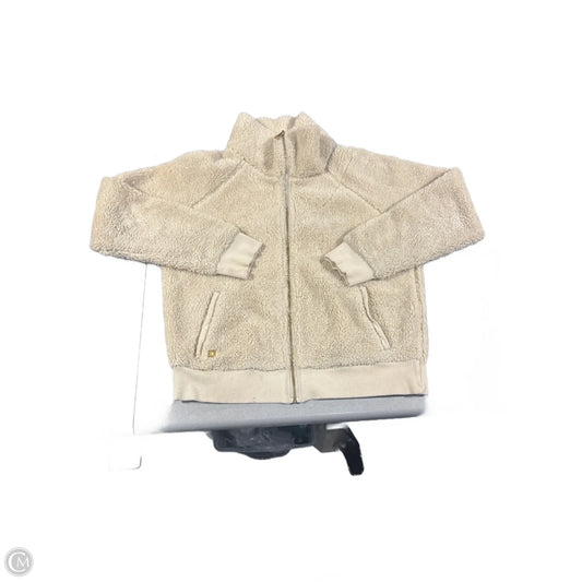 Jacket Fleece By Lauren By Ralph Lauren In Tan, Size: M