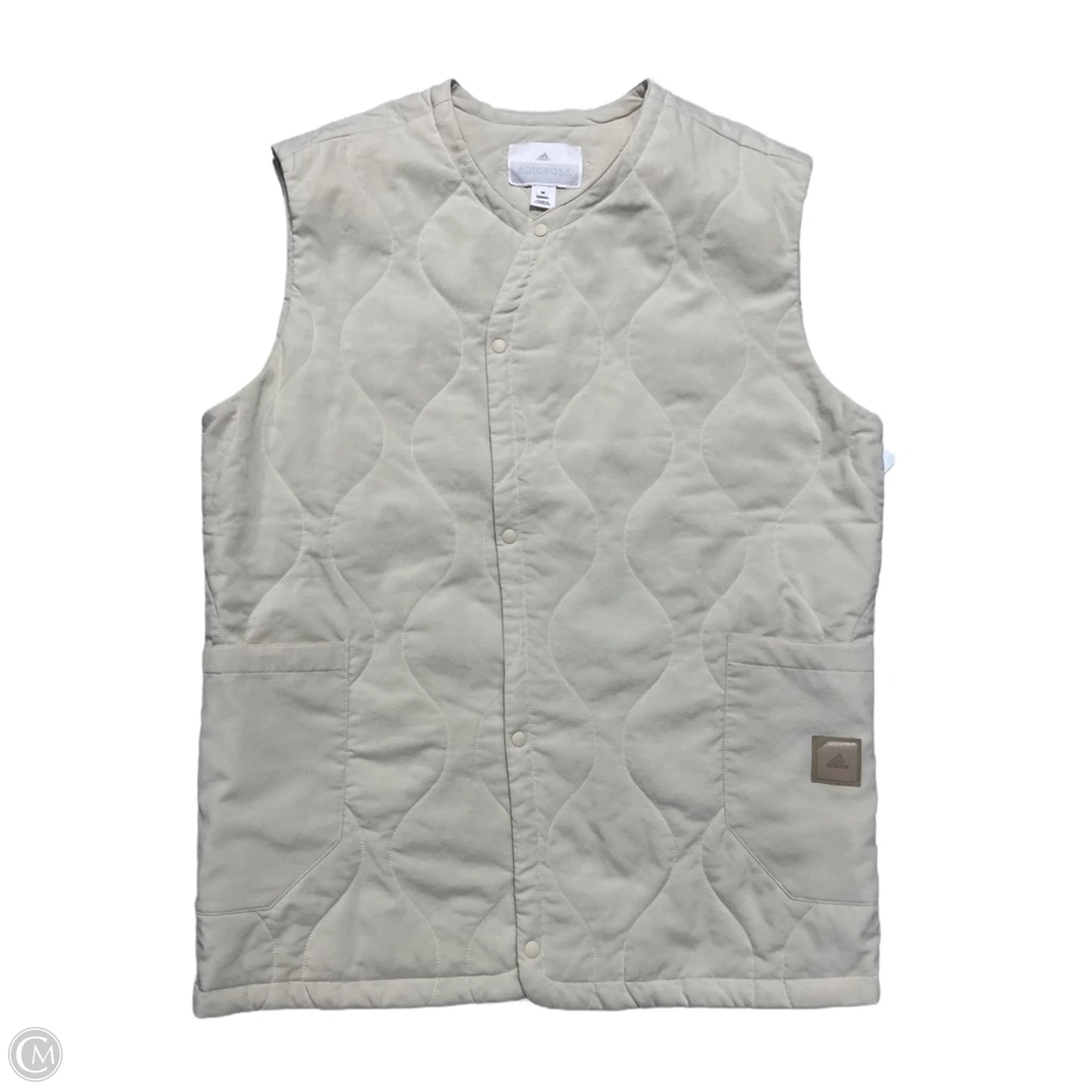 Vest Other By Adidas In Tan, Size: M