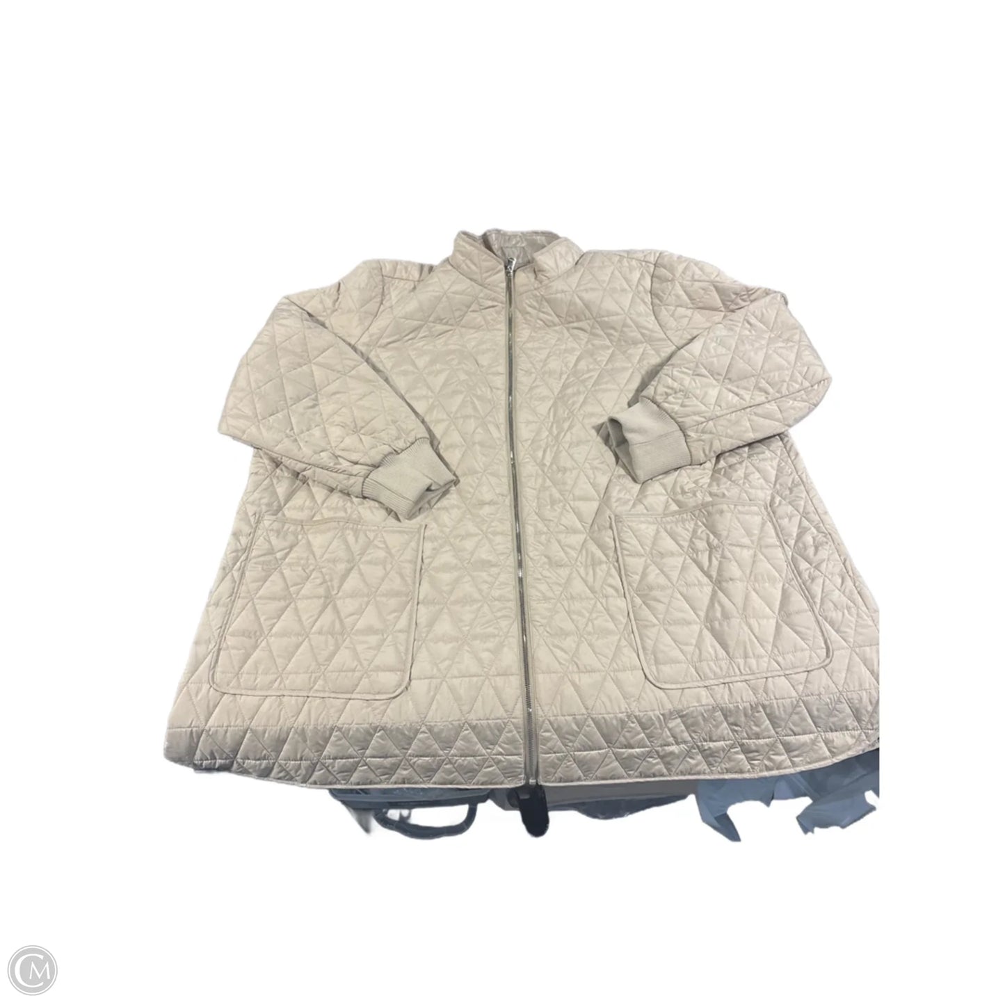 Coat Other By Lane Bryant In Tan, Size: 3x