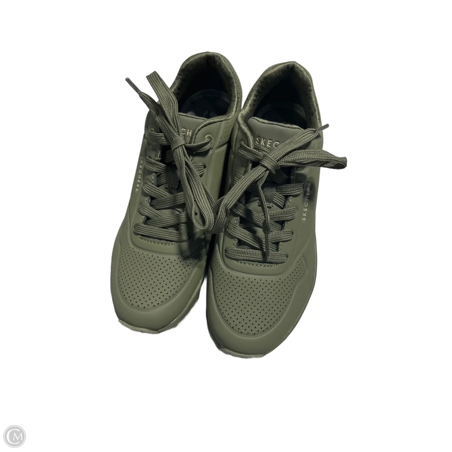 Shoes Sneakers By Skechers In Green, Size: 7.5