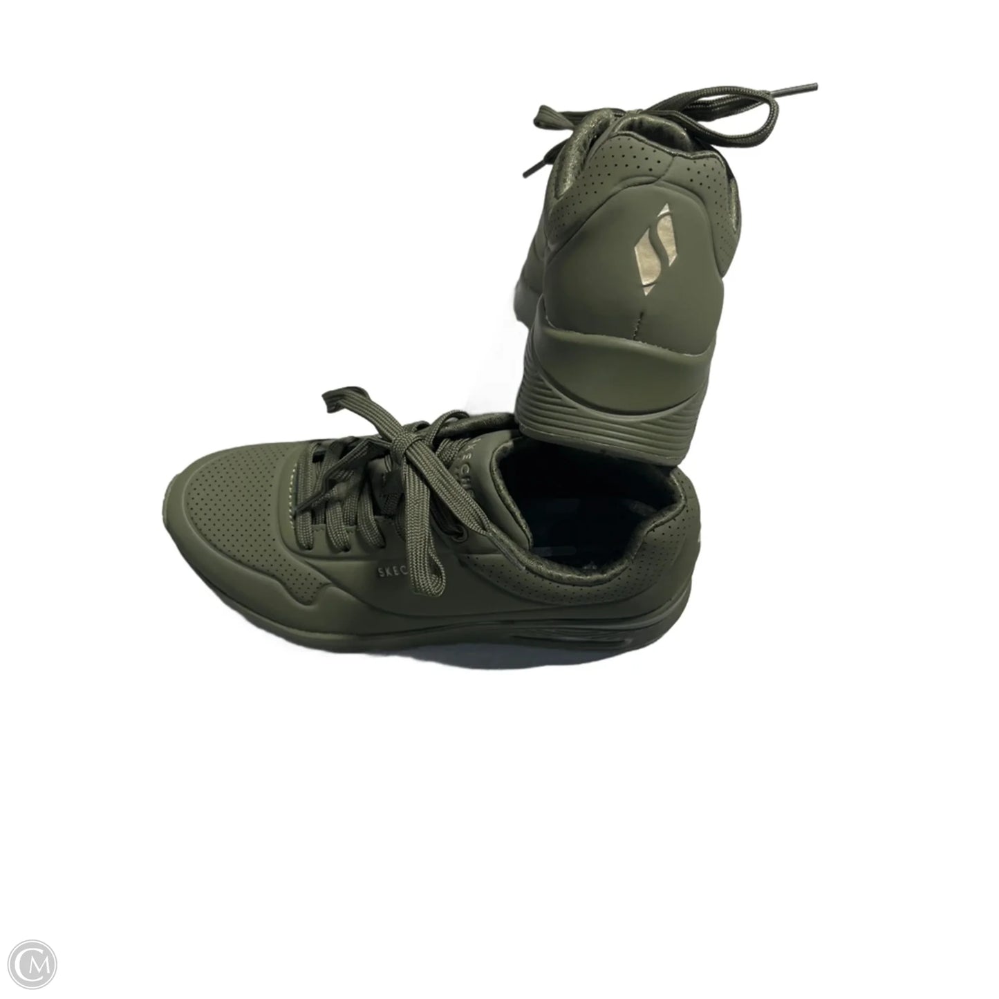 Shoes Sneakers By Skechers In Green, Size: 7.5