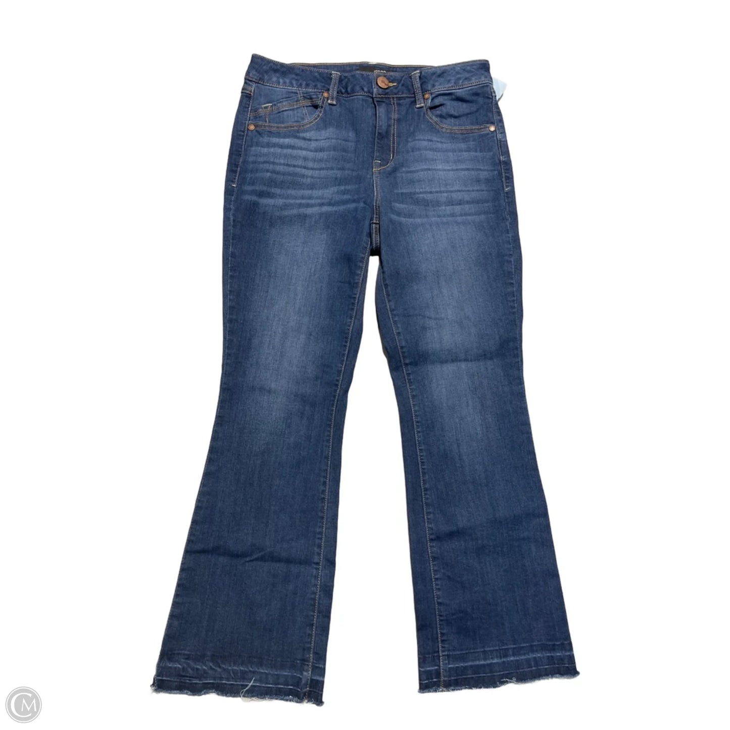 Jeans Flared By 1822 Denim In Blue Denim, Size: 6